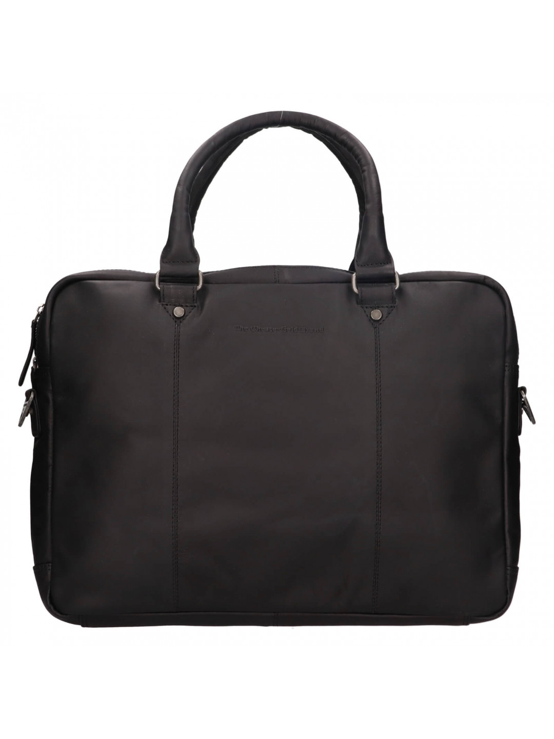 Pánská kožená taška na notebook The Chesterfield Brand Boston – černá